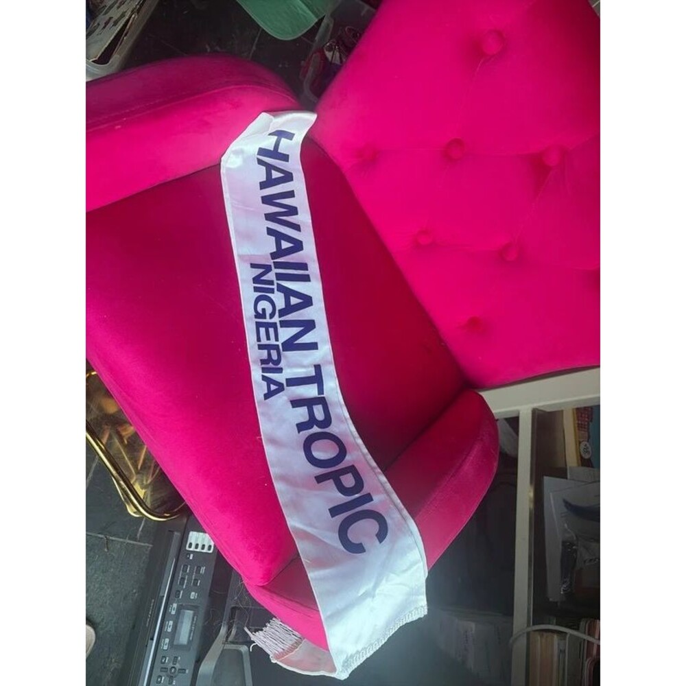 Hawaiian Tropic Nigeria Pageant Sash